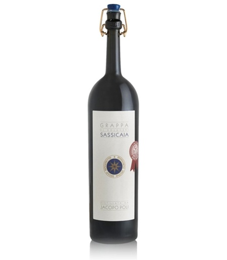 [ZW10460] Poli & Friends - Grappa elevata in barili di Sassicaia 50 cl